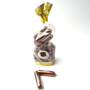 Cognac Stängeli 150g dunkel Glatt mit flüssiger Cognac Füllung